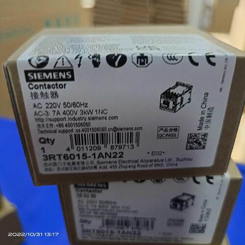 3RT6015-1AN22低压产品~询价