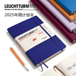 LEUCHTTURM1917德国灯塔1917笔记本2025年周计划本硬封皮高端