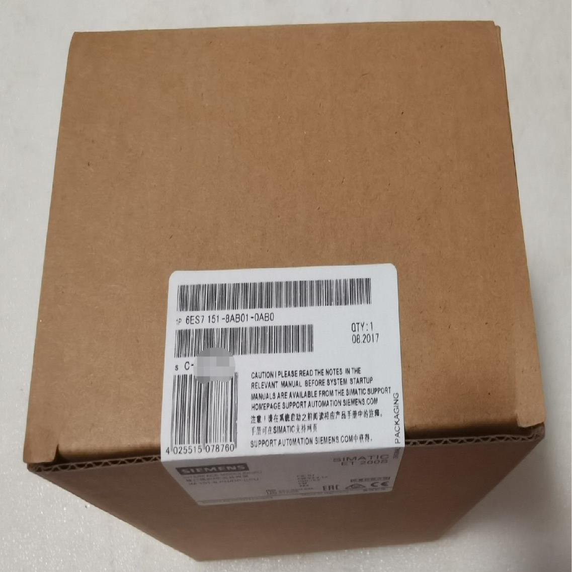 6ES7151-8AB01-0AB0未开封 产品质保一年（佳毅工控）