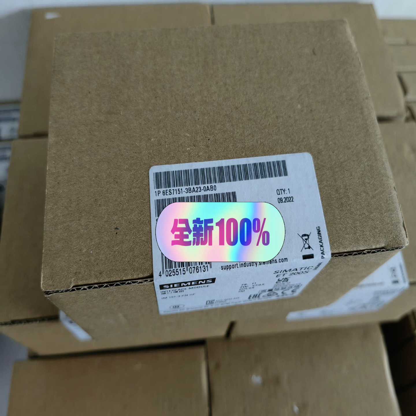 接口模块6ES7151-3BA23-0AB0未开封询价