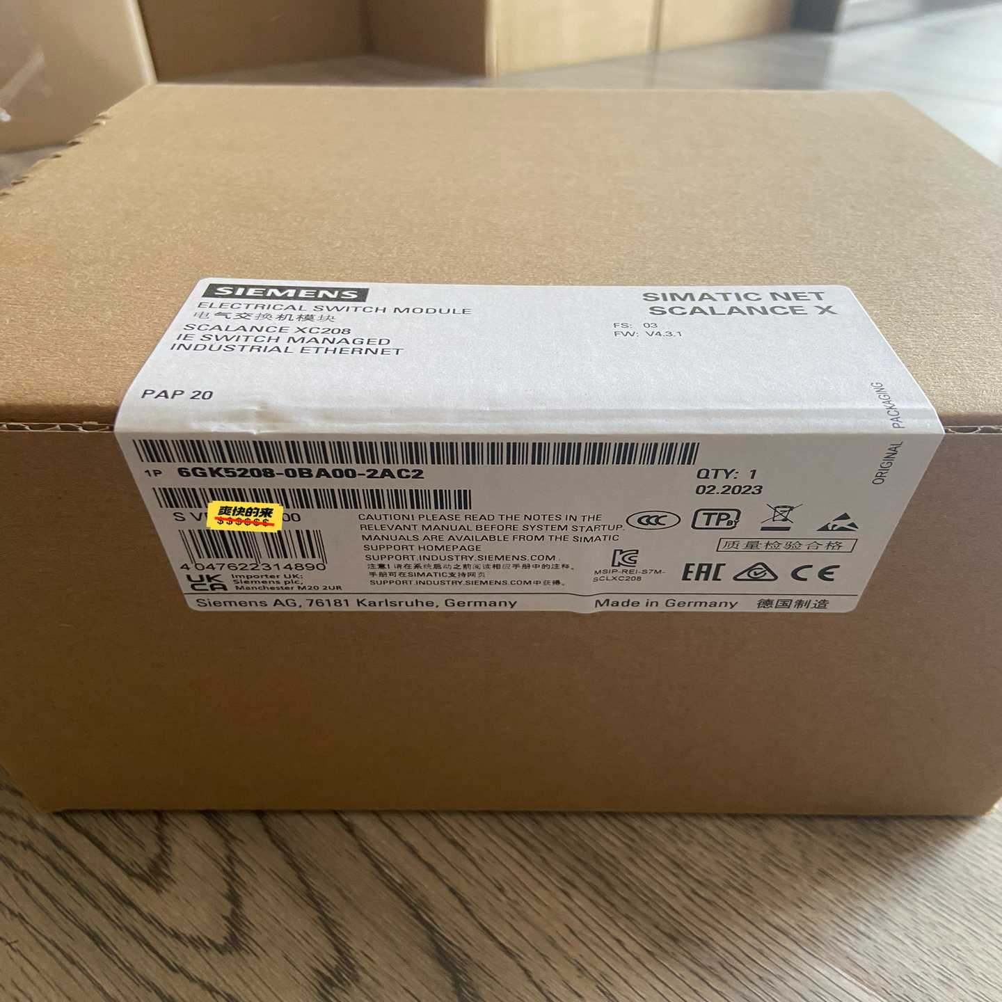 询价~6GK5208-0BA00-2AC2 6GK5 208-0B