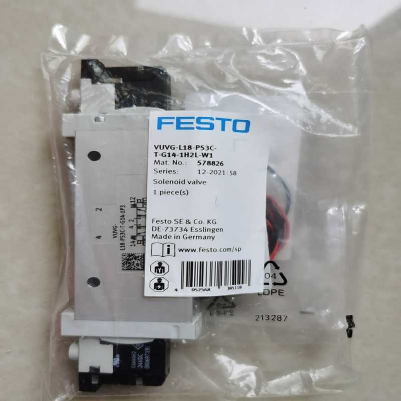 FESTO/费斯托 电磁阀VUVG-L18-P53C-T-G~询价