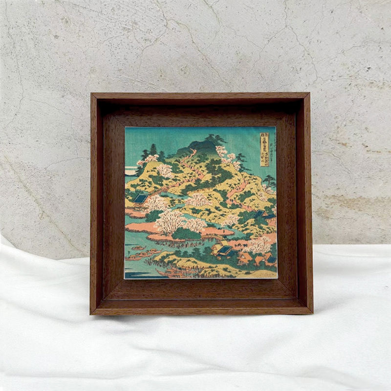 实木油画框双层外框L型悬浮丙烯画框订制定做装裱简约数字油