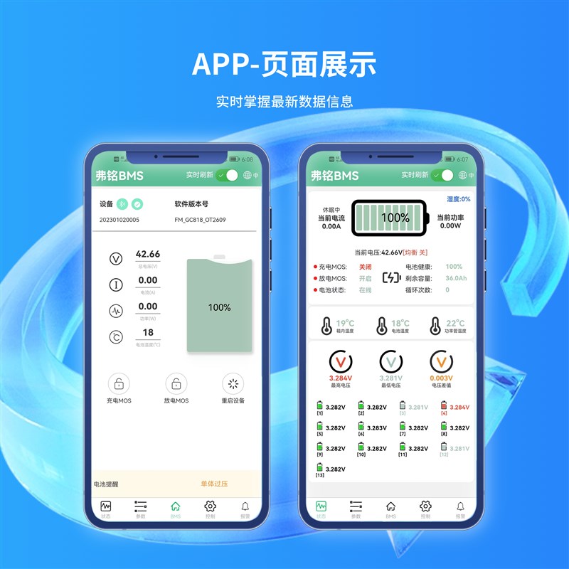 乐派电池管理系统BMS开发板高阶版开源14-24串BMS开发板STM32+309