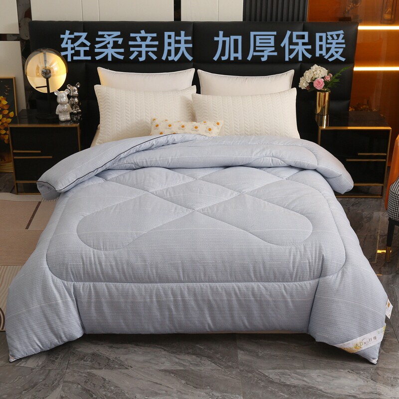 大豆纤维被冬季被子加厚保暖棉被春秋被冬被被芯10斤单人学生宿舍,床上用品,化纤被,淘宝优惠券,粉丝福利购,淘宝优惠卷