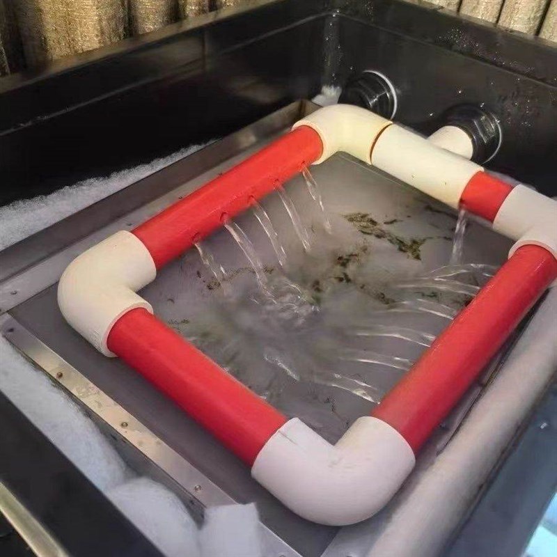 鱼缸过滤网筛过滤网304不锈钢直角包边超细池周转箱便分离滤网筛