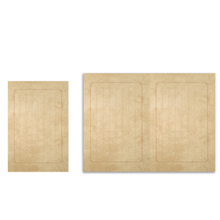 艺墨轩蜡染金粟笺小楷宣纸复古信笺半生半熟八行信笺2cm格子古风