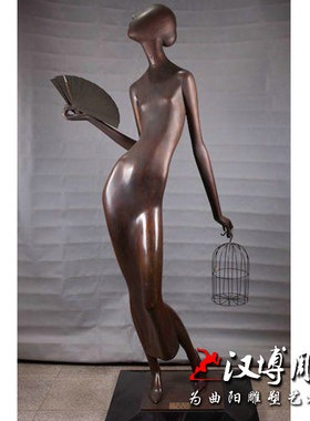 玻璃钢黑白色效果雕塑抽象拉大提琴人物雕塑公园景观雕塑创意主题