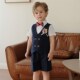 男童西服套装 儿童男宝周岁礼服钢琴演出服小西裝花童婚礼主持 夏季