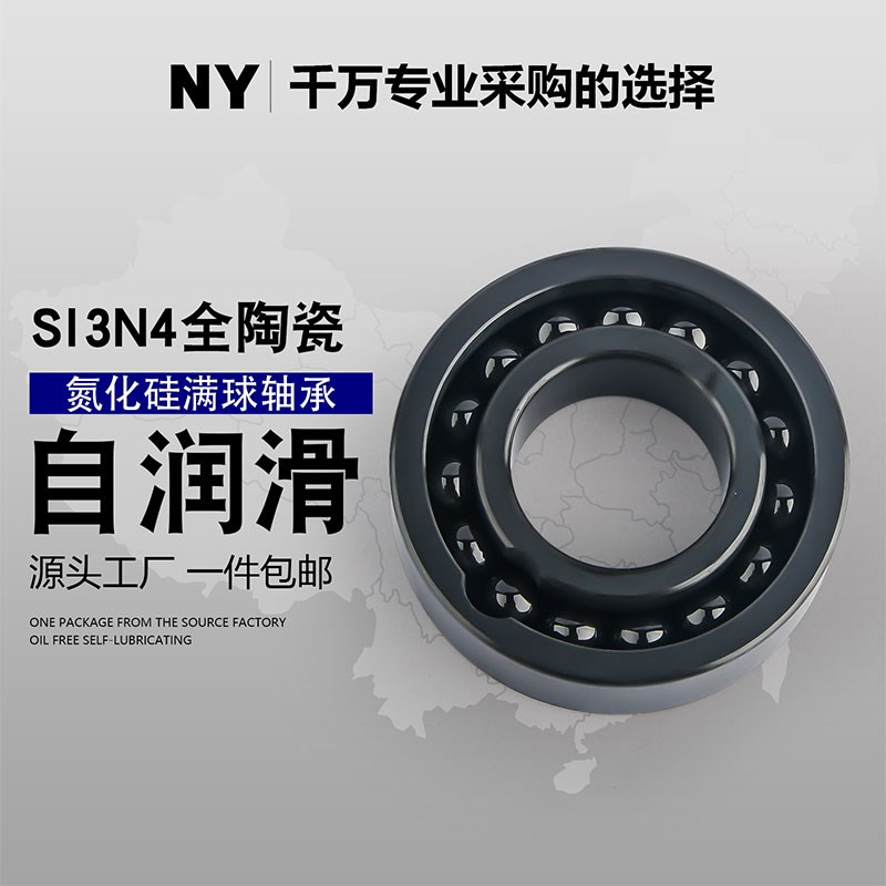 氮化硅满球全陶瓷轴承 6000 6001 6002 6003 6004 6005 6006 6007
