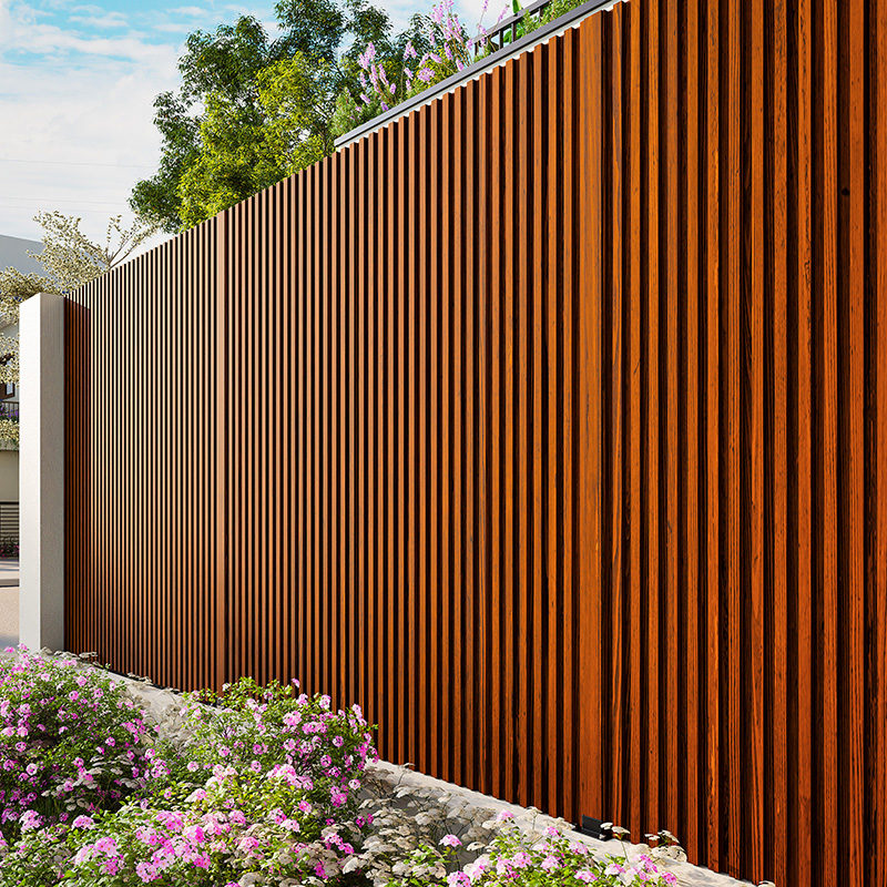 防腐木别墅护栏围墙庭院围栏木栅栏户外花园实木隔断挡墙篱笆栏杆