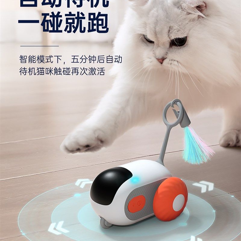宠有引力跑跑车电动猫玩具自嗨解闷神器逗猫棒羽毛小猫咪宠物用品,宠物/宠物食品及用品,逗猫棒,淘宝优惠券,粉丝福利购,淘宝优惠卷