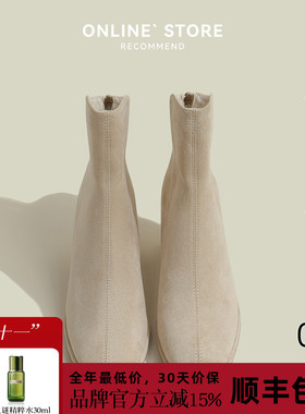 STXT马丁靴女2025秋季新款内增高6公分复古英伦风厚底真皮短靴