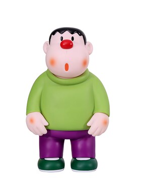 胖虎歪头摆件高级感客厅落地车载车尾潮玩手办公仔男女生日礼物