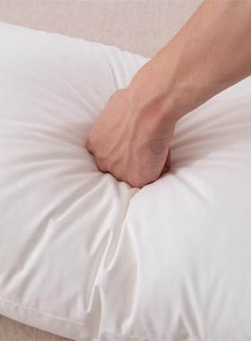 一对装全棉纯棉可水洗成人枕头枕芯护颈椎助睡眠酒店家用学生宿舍