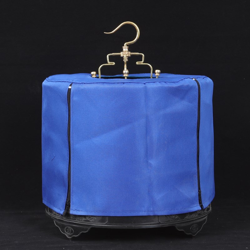 靛颏鸟笼贝子笼笼衣罩衣罩布笼布绣眼红子圆形鸟笼笼盖布鸟笼配件