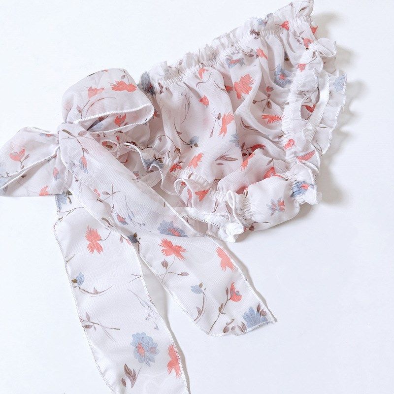 K020浪漫公子南山雪男士侧开系带蝴蝶结轻柔雪纺纱性感三角女内裤,女士内衣/男士内衣/家居服,男三角内裤,淘宝优惠券,粉丝福利购,淘宝优惠卷