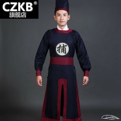 儿童古装男童古代侍卫衙役衙门捕头捕快差役官差衣服六一表演出服