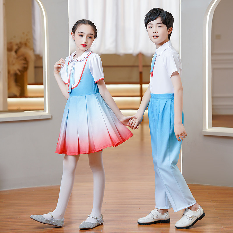 儿童合唱服演出服小学生朗诵表演爱国男童演讲比赛女童合唱团班服,童装/婴儿装/亲子装,儿童演出服,淘宝优惠券,粉丝福利购,淘宝优惠卷