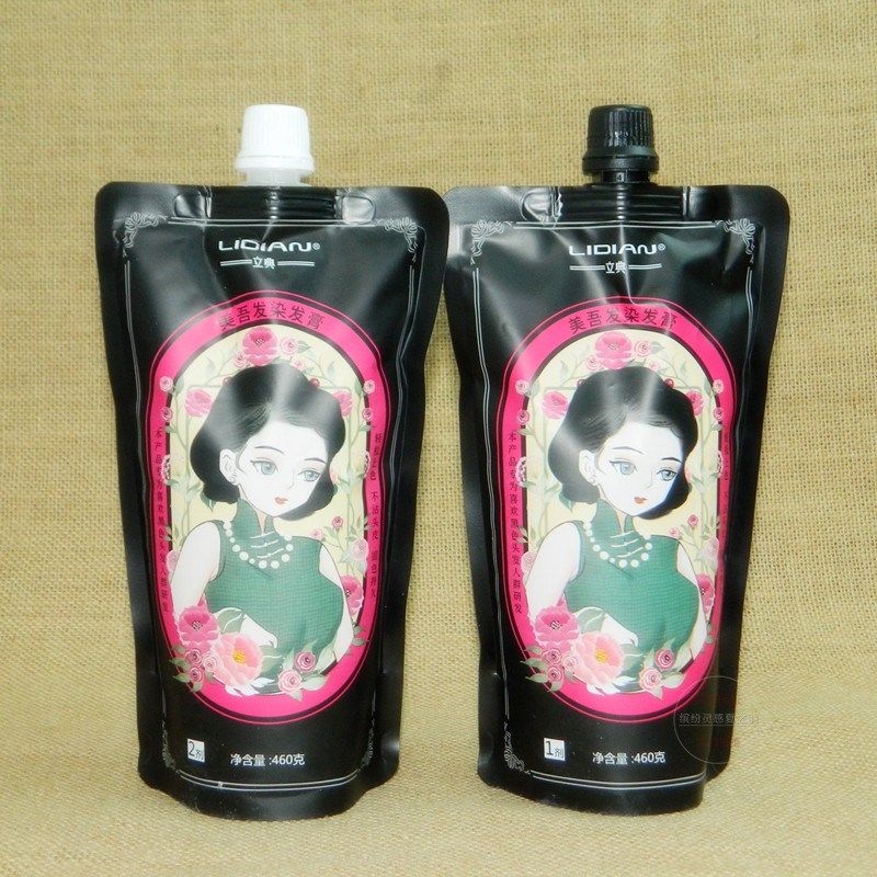 立典荔枝香氛黑又亮染发霜美吾发染发膏黑色1号黑油黑发霜黑色,美发护发/假发,盖白,淘宝优惠券,粉丝福利购,淘宝优惠卷