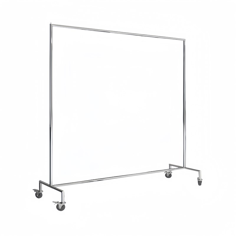 服装店展示架不锈钢落地架买手店货架中岛可移动挂衣架女装陈列架