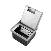 大理石地面纯平地插座隐形不锈钢超薄隐藏式 地面地板插 五孔镶嵌式