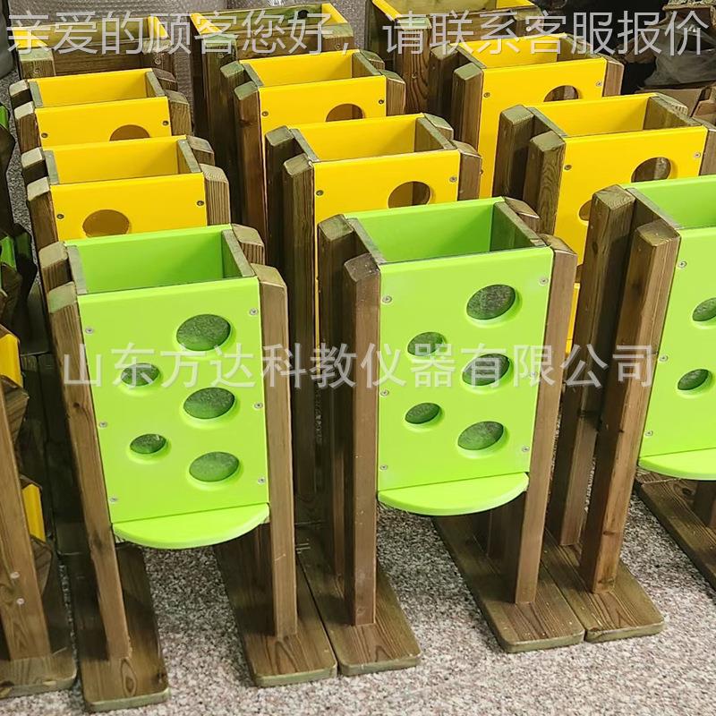 幼园防腐木儿PAT-ZZ14E漏板玩沙玩具玩沙斗 玩滑滑乐 多功能玩沙