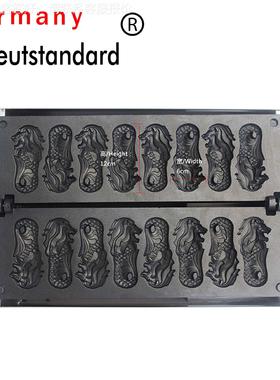 夫饼机鱼尾狮头华夫炉澳门鱼机狮华夫饼机烤饼电22962饼铛小吃尾