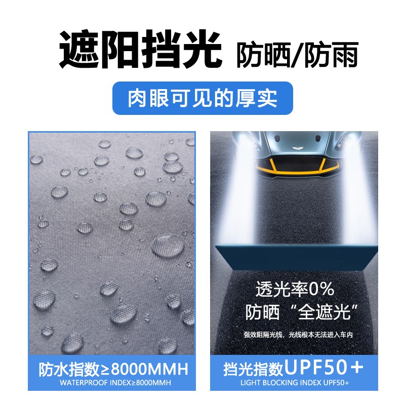 汽车车衣加厚牛津布车p罩车外套全罩通用四季遮阳防尘防晒防雨隔