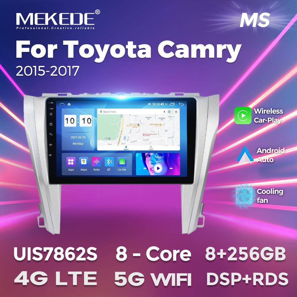 适用丰田Toyota Camry 2015-2017款安卓大屏中控导航收音机8+256G
