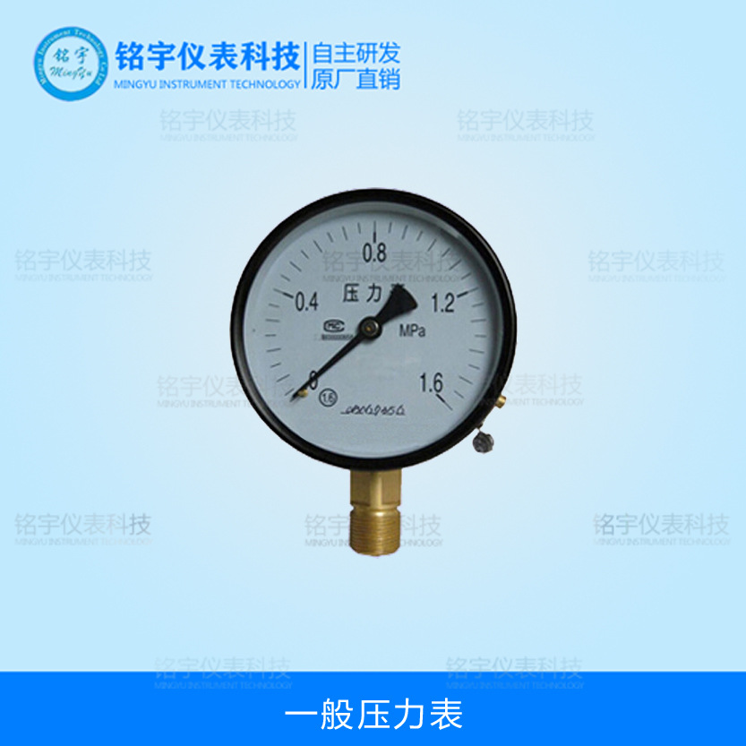 厂家优质供应一般压力表/MY-100/150精密压力表/1.6级螺纹