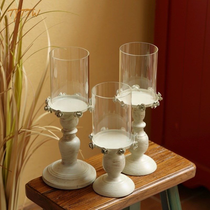 玫瑰玻璃欧式怀旧鸟笼烛台浪漫烛光晚餐蜡烛台家居创意餐桌装饰品,家居饰品,烛台,淘宝优惠券,粉丝福利购,淘宝优惠卷