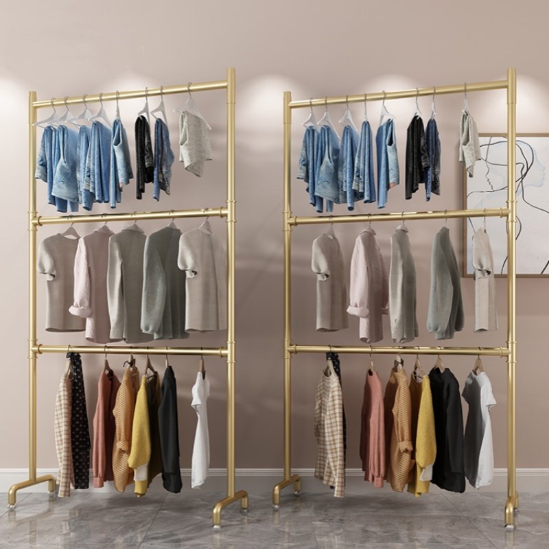 宠物店挂衣架多层狗狗小猫专用卧室落地小型衣柜室内家用儿童衣架