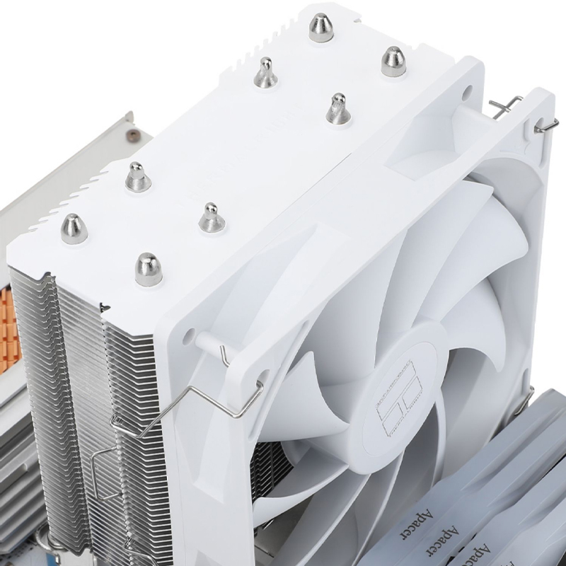 利民AX120R SE WHITE白色风冷无光版反转均衡扇台式电脑CPU散热器