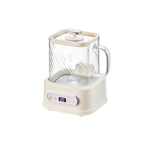 巴森全玻璃养生壶家用煮茶器小型办公室茶壶小方炖Dlu