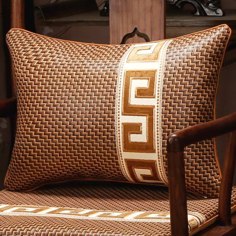 夏季沙发藤席腰枕靠垫透气凉席长方形靠背护腰夏天抱枕含,居家布艺,靠垫/抱枕,淘宝优惠券,粉丝福利购,淘宝优惠卷