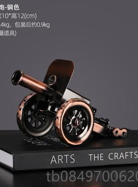 正品复古铁艺摩托车汽车金属模型设创意家居桌面装架饰酒柜书品摆