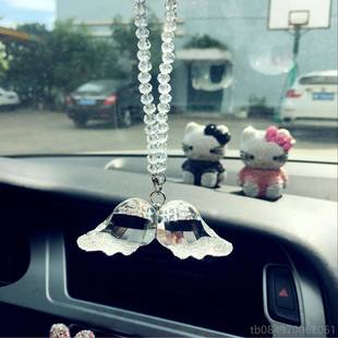 汽车件使翅膀饰水晶时天尚汽车挂饰女士车挂用汽车挂挂件 正品