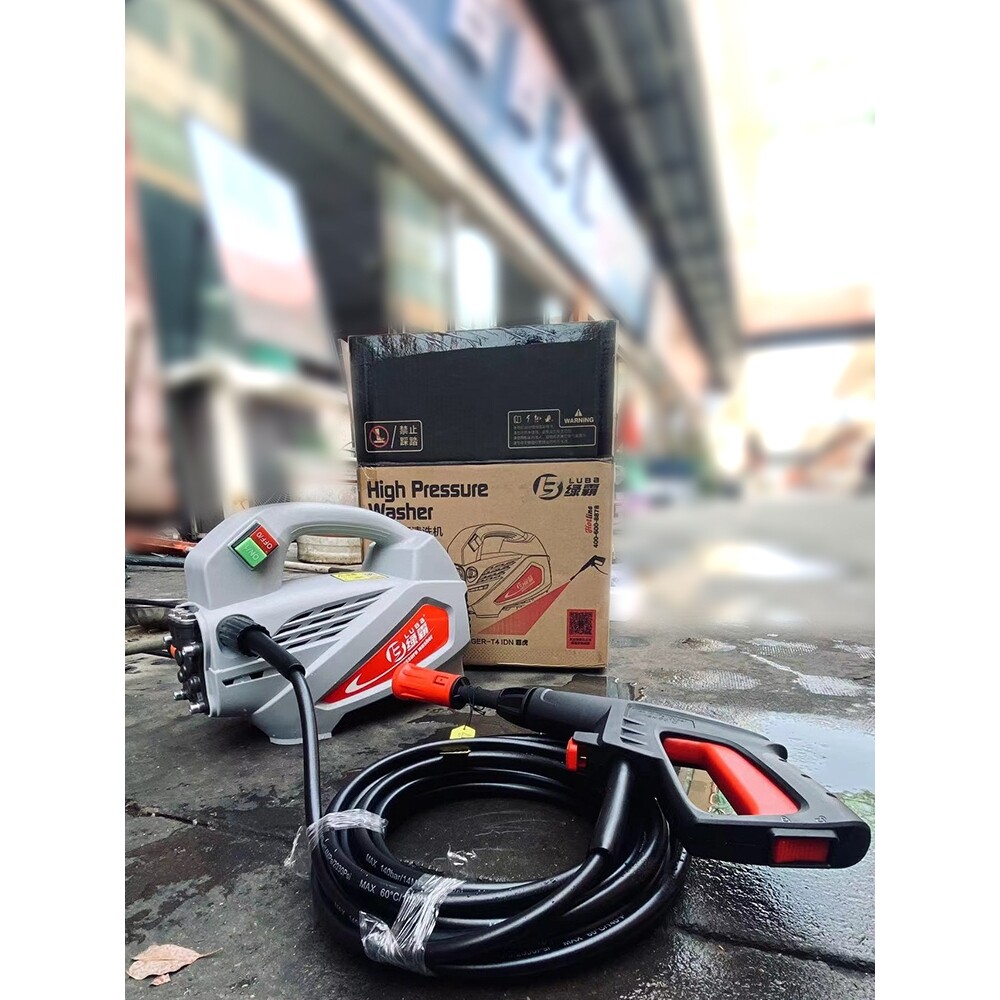德国日本进口技术绿霸清洗机高压全自动家用220v1600W便携式洗车