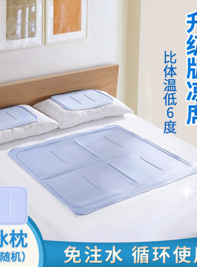 夏天冰垫床垫凝胶冰床垫冰枕学生宿舍降温凉席水床垫单人凉垫床上