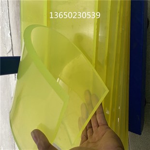 聚氨酯黄色半透明优力胶垫板耐磨耐油减震牛筋板棒加工欢迎咨询