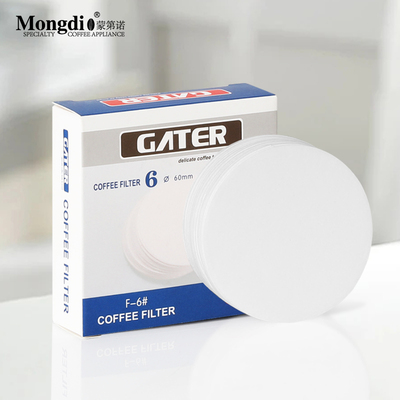 摩卡壶滤纸60圆形法压壶冰滴美式咖啡机专用滤纸滴漏咖啡粉碗滤纸