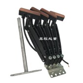 无接缝滑触线集电器4极60A受电器 安全滑触线用4P60A集电器导电器