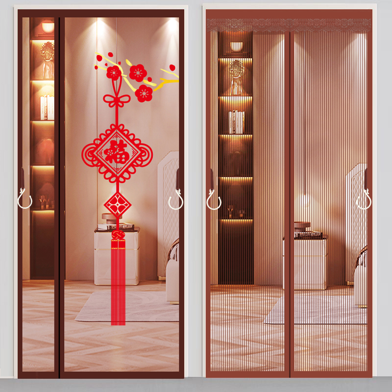 新款防蚊门帘金刚网魔术贴蚊账纱窗纱门家用夏季磁性隔断自粘防蝇