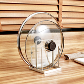 家用厨房坐式 架子 锅盖架多功能台面砧板菜板收纳置物架放锅盖