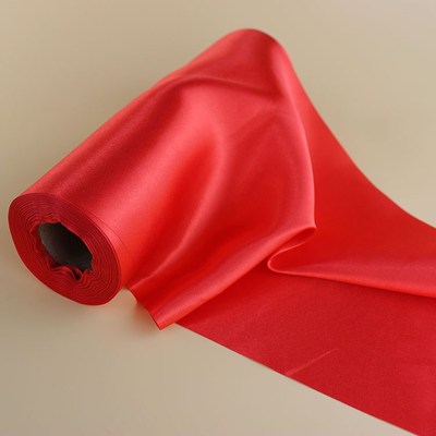 秧歌红绸带扭秧歌绸带飘带结婚大红绸子跳带丝带儿童舞蹈用红绸布