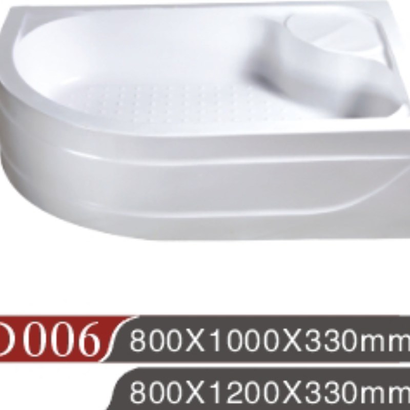 亚克力中缸淋浴房底座浴室防滑淋浴房高底盘带座位沐浴高缸