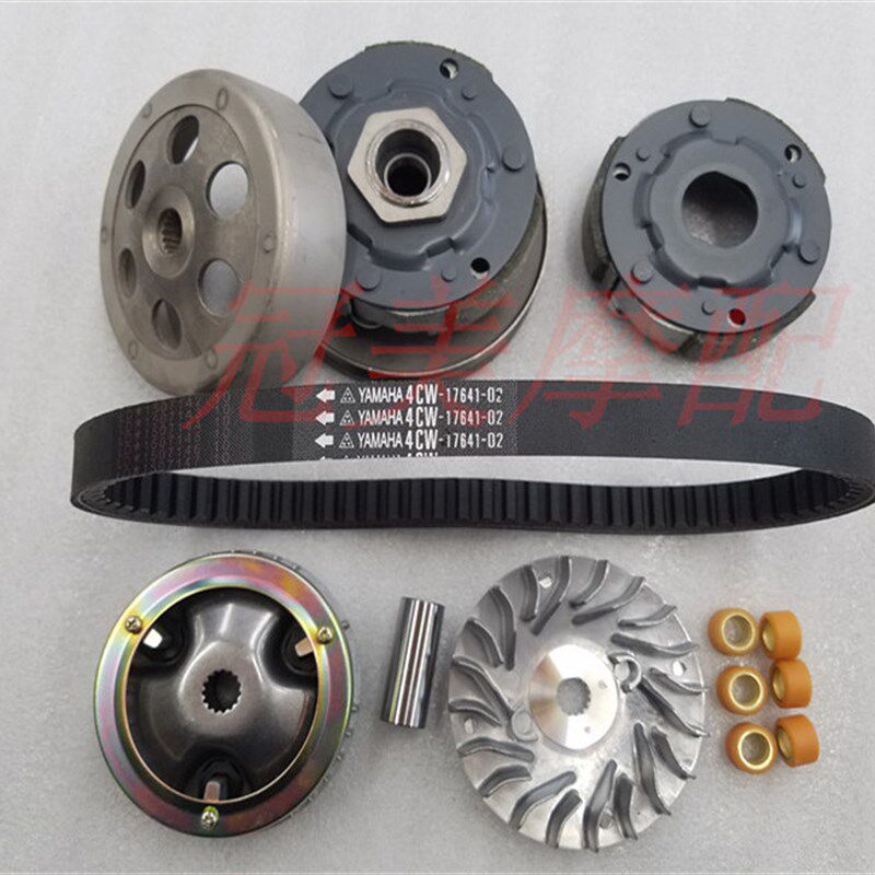 旧款凌鹰ZY125T-A皮带轮离合器前驱动盘后转动皮带轮