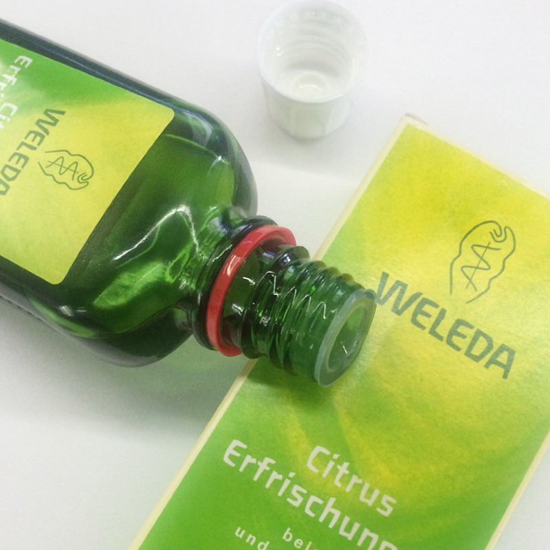 WELEDA维蕾德柑橘清新按摩油护肤油100ml