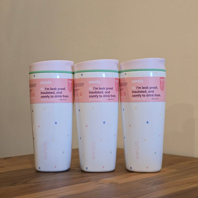 Owala Smoothsip Slider 20OZ thermal cup  Keeps Hot Keeps Ice